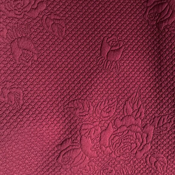 Calvin Klein Sheath Dress, Short Sleeve w/ Gold Zipper, Textured Fabric - Picture 6 of 6